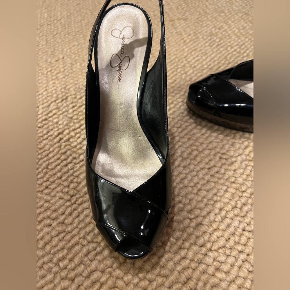 Jessica Simpson slingback Patent Heel